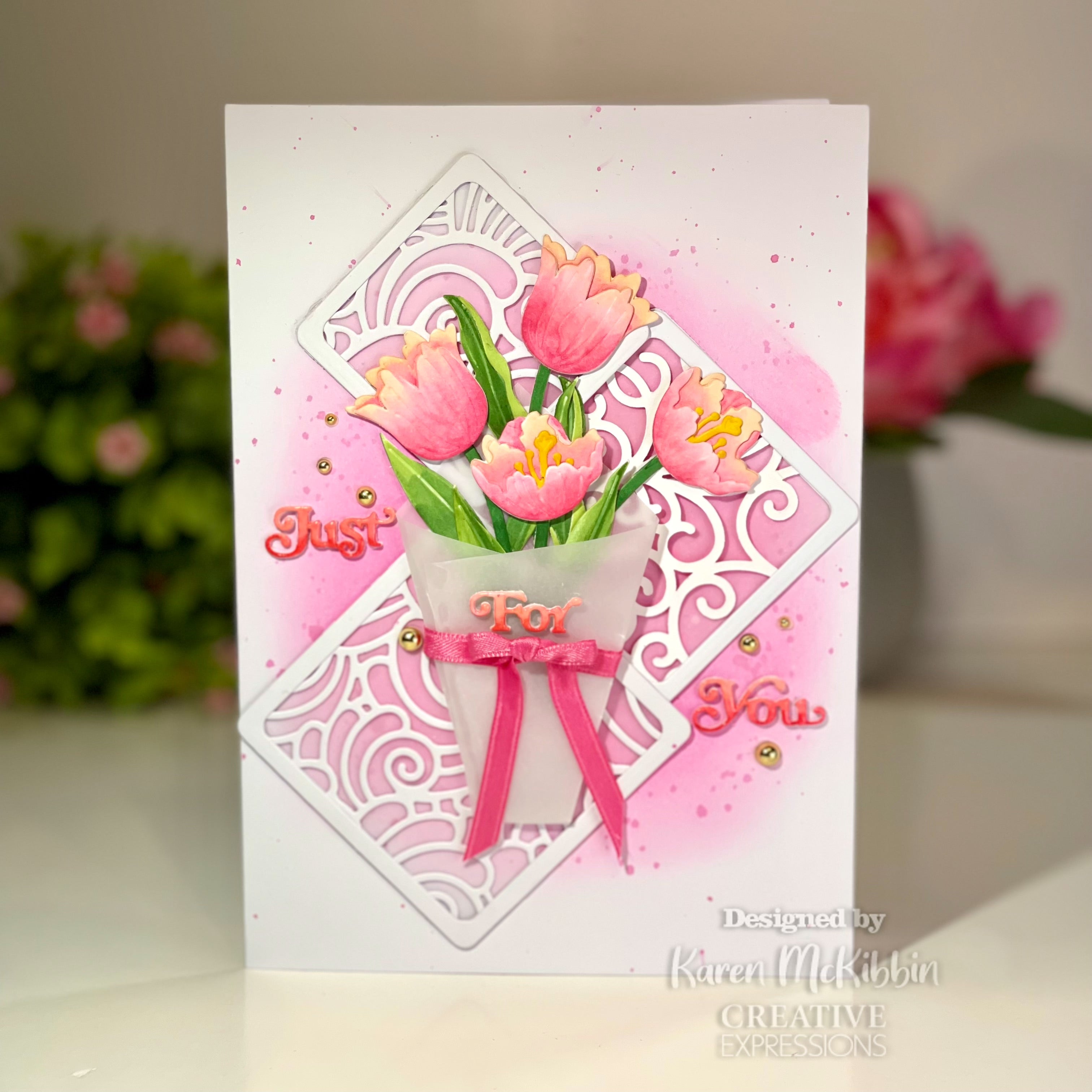 Creative Expressions Sue Wilson Layered Flowers Collection Tulip Craft Die