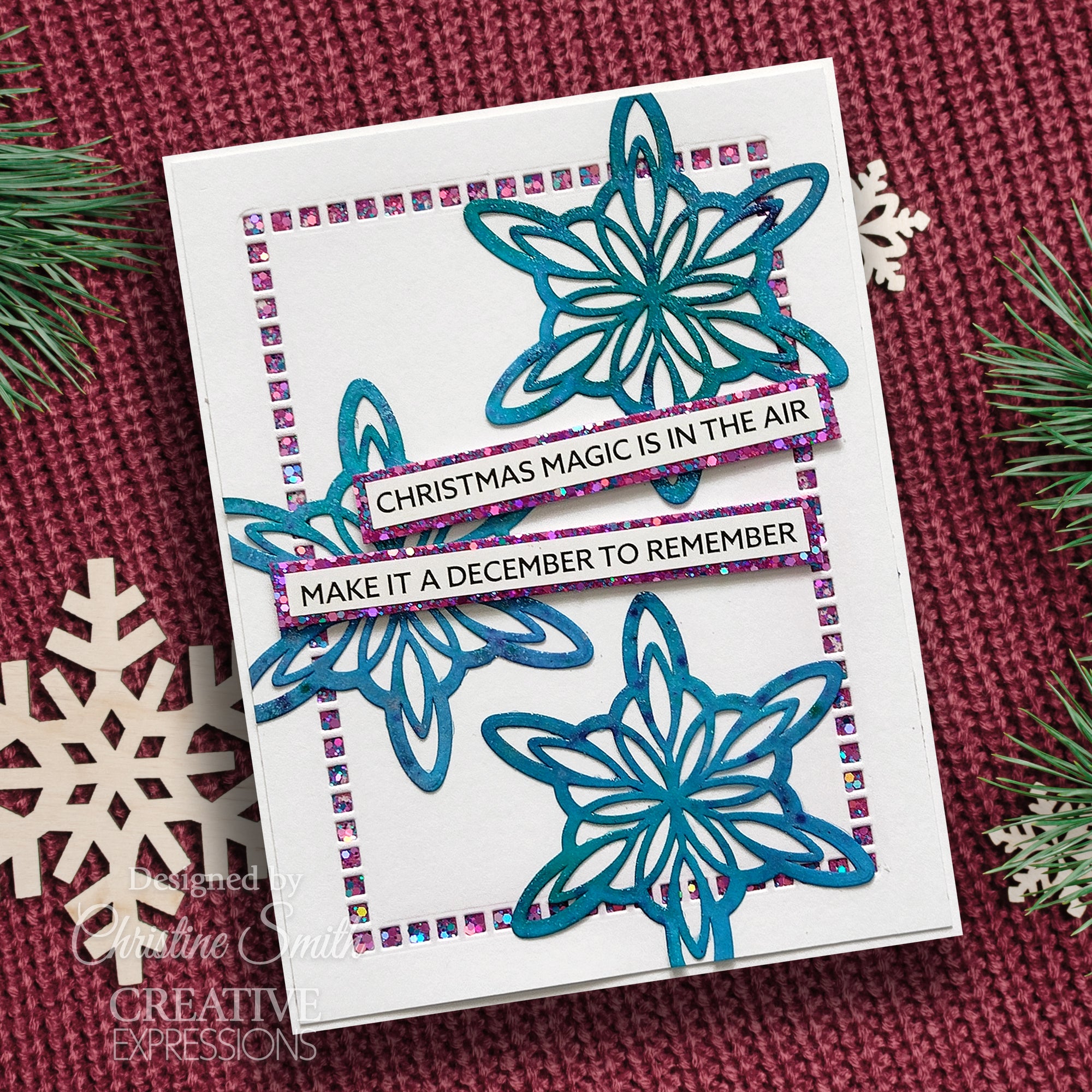 Creative Expressions Wordies Sentiment Sheets Season's Greetings