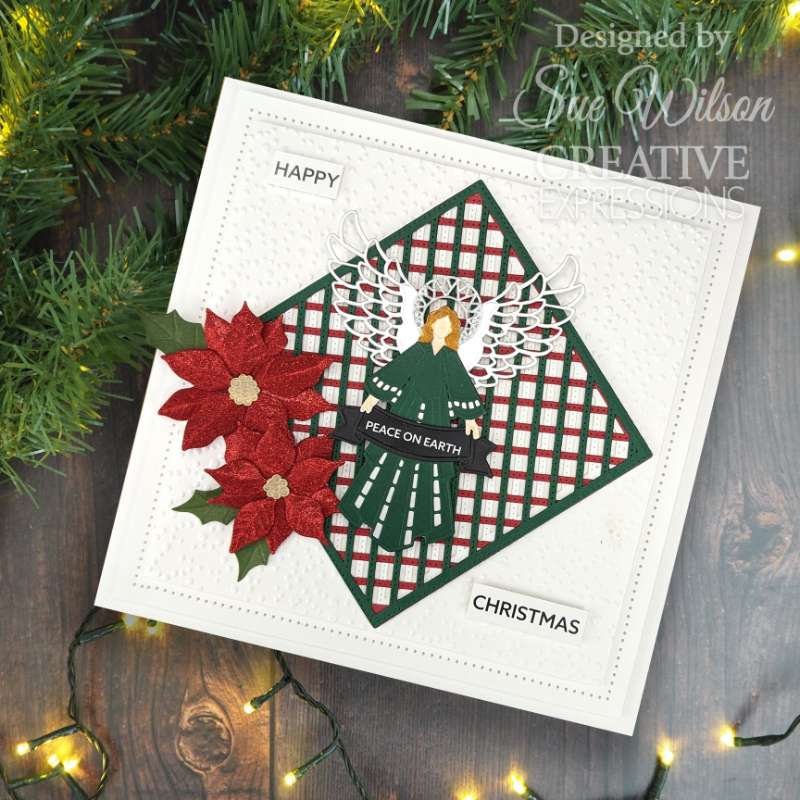 Creative Expressions Sue Wilson Festive Stylish Poinsettia Craft Die