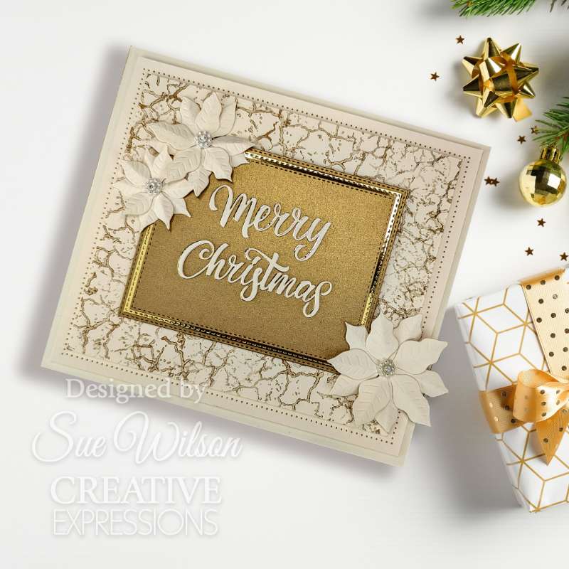 Creative Expressions Sue Wilson Festive Stylish Poinsettia Craft Die