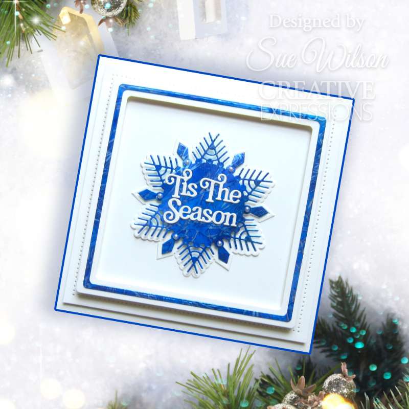 Creative Expressions Sue Wilson Festive Pinwheel Snowflake Craft Die