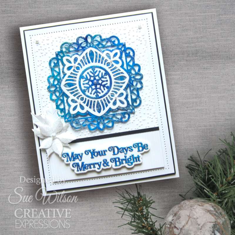 Creative Expressions Sue Wilson Festive Pinwheel Snowflake Craft Die