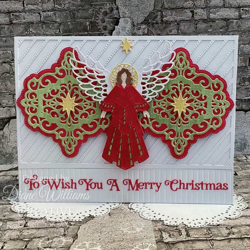 Creative Expressions Sue Wilson Festive Christmas Angel 2024