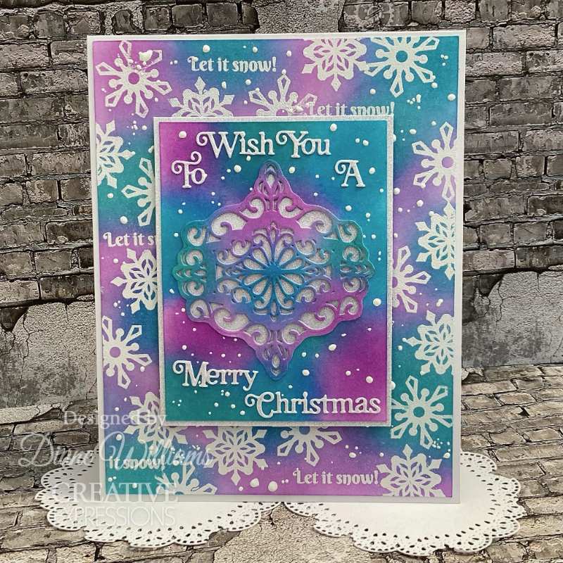 Creative Expressions Sue Wilson Festive Snowflake Sparkle Craft Die