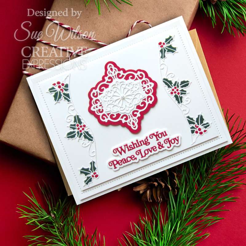 Creative Expressions Sue Wilson Festive Snowflake Sparkle Craft Die