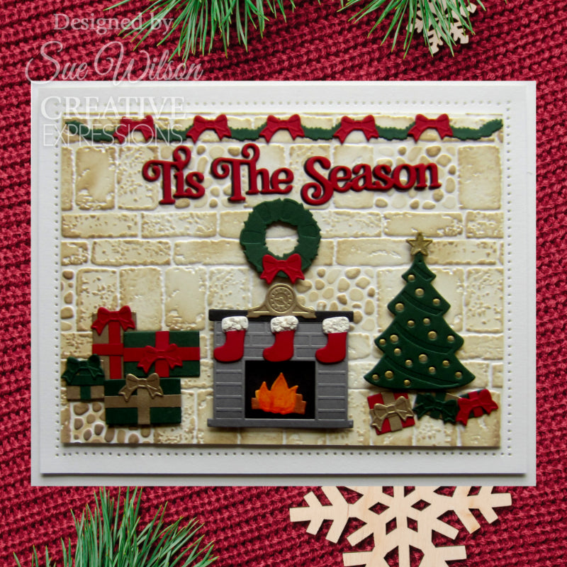 Creative Expressions Sue Wilson Festive Cosy Fireside Christmas Craft Die