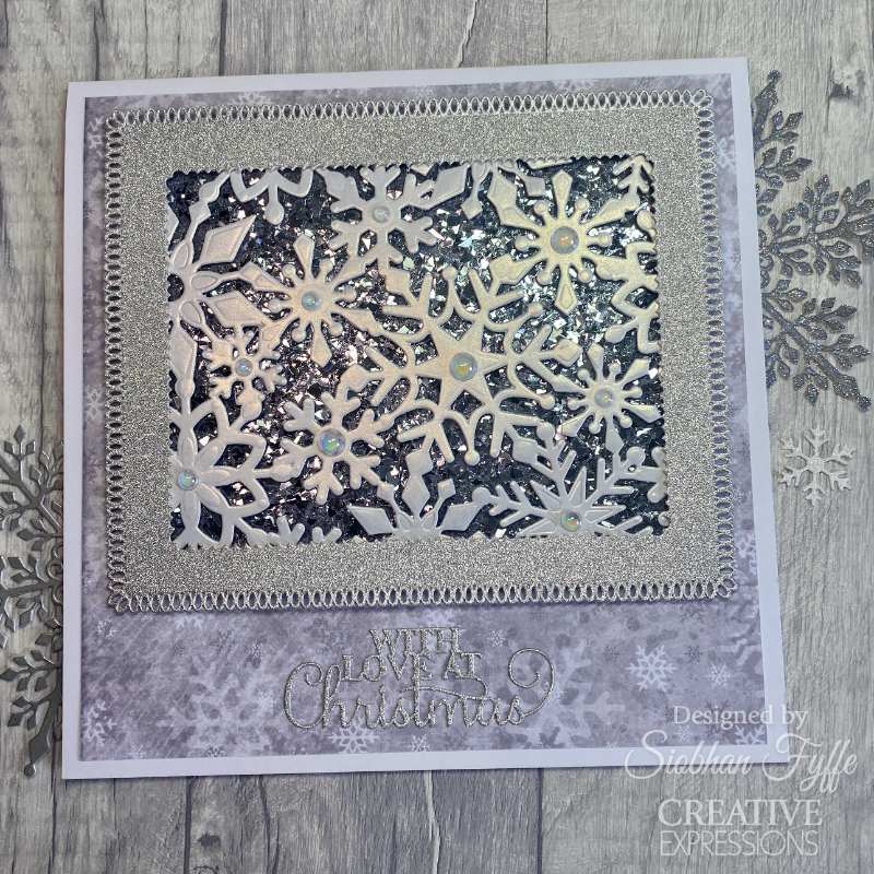 Creative Expressions Sue Wilson Festive Snowflake Floating Frame Craft Die