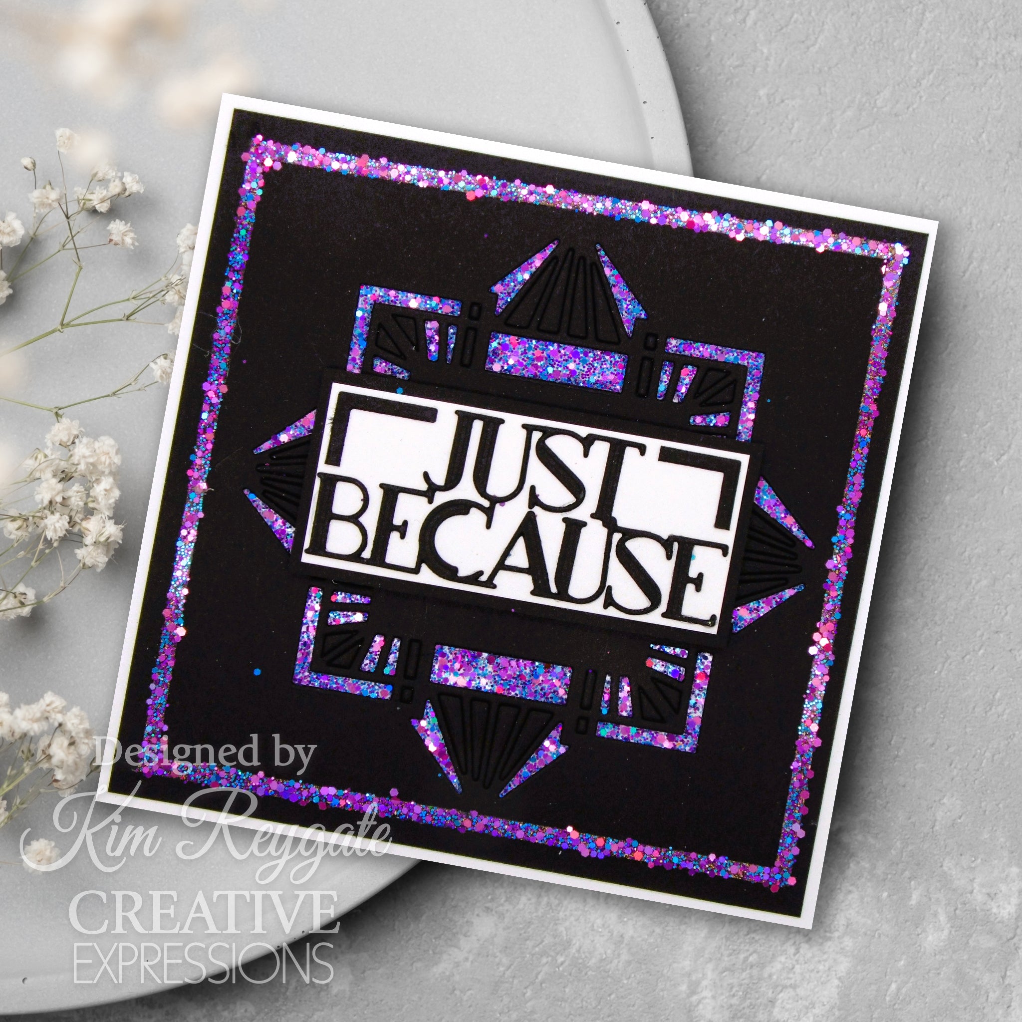 Creative Expressions Sue Wilson Mini Expressions Art Deco Just Because Craft Die