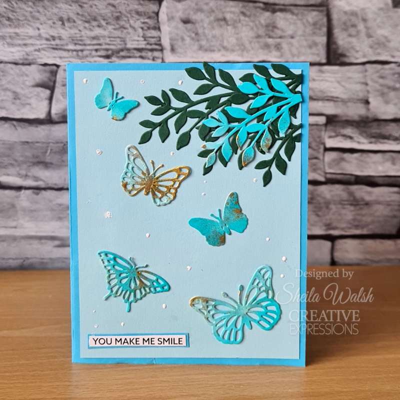 Creative Expressions Sue Wilson Finishing Touches Bountiful Butterflies Craft Die