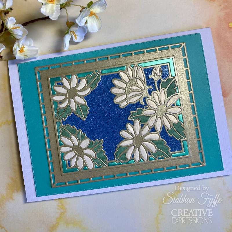 Creative Expressions Sue Wilson Frames & Tags Wild Daisy Cover Plate Craft Die