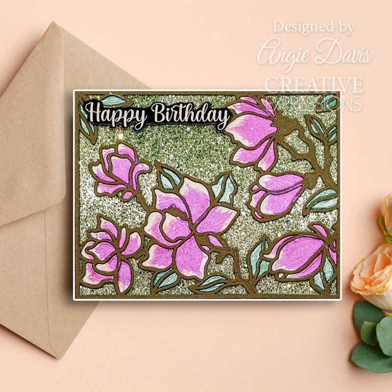 Creative Expressions Sue Wilson Frames & Tags Magnolia Cover Plate Craft Die