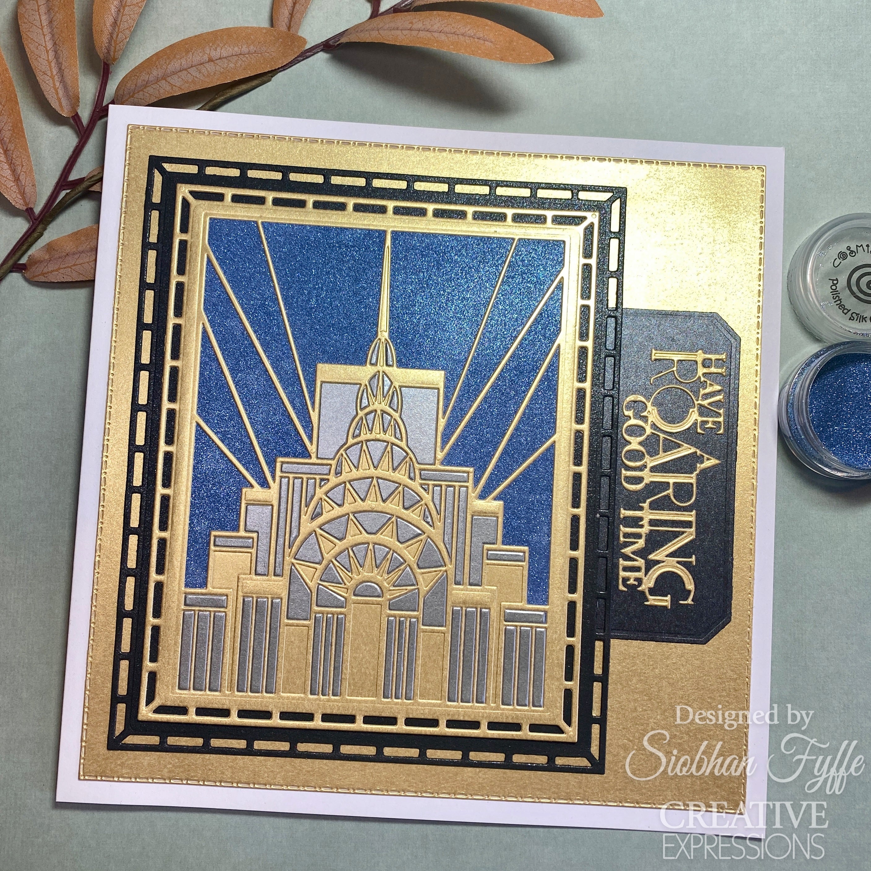 Creative Expressions Sue Wilson Art Deco Skylines Background Craft Die