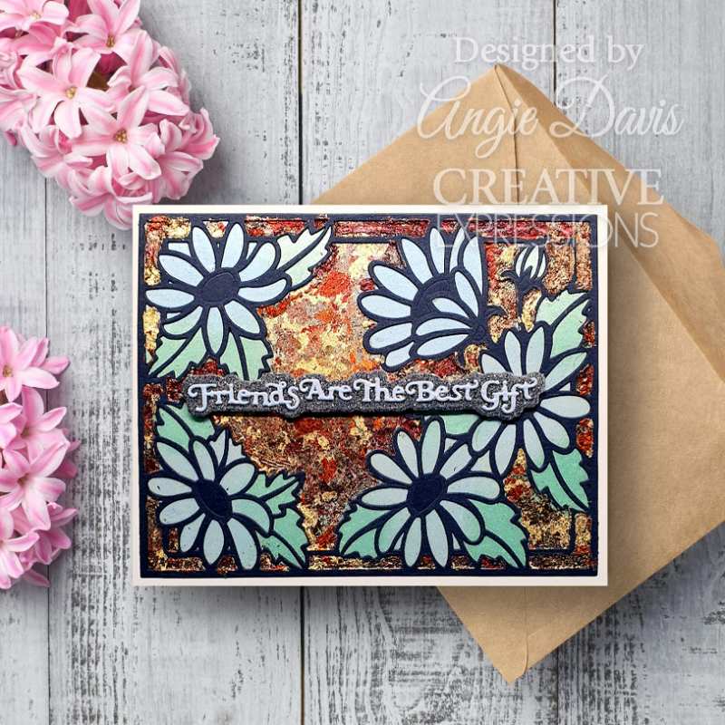 Creative Expressions Sue Wilson Frames & Tags Wild Daisy Cover Plate Craft Die