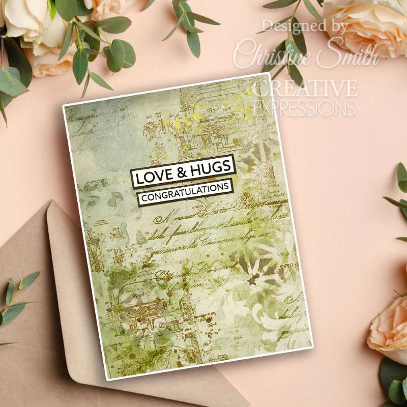 Creative Expressions Taylor Made Journals Hotel de la Poste 6 in x 8 in Clear Stamp Set