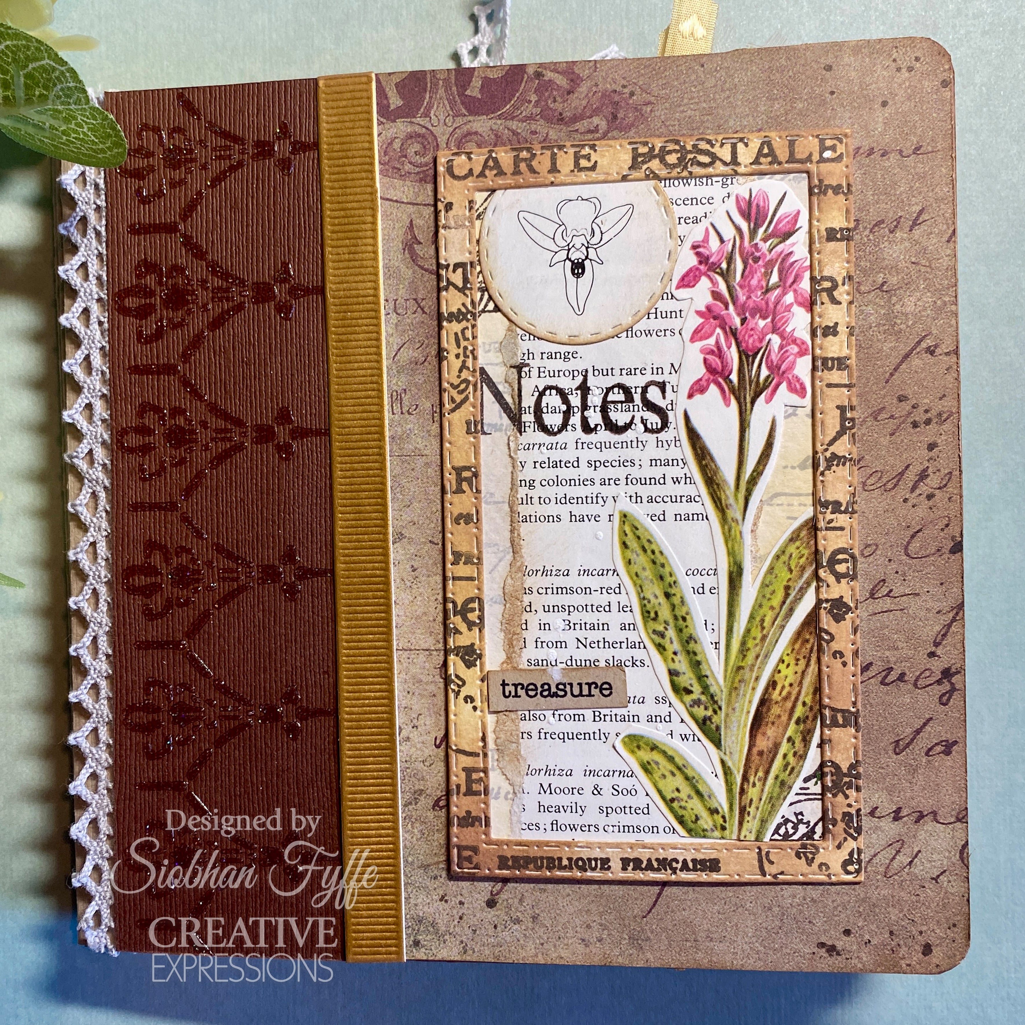 Creative Expressions Taylor Made Journals The Bookmakers Stamp 6 in x 8 in Clear Stamp Set