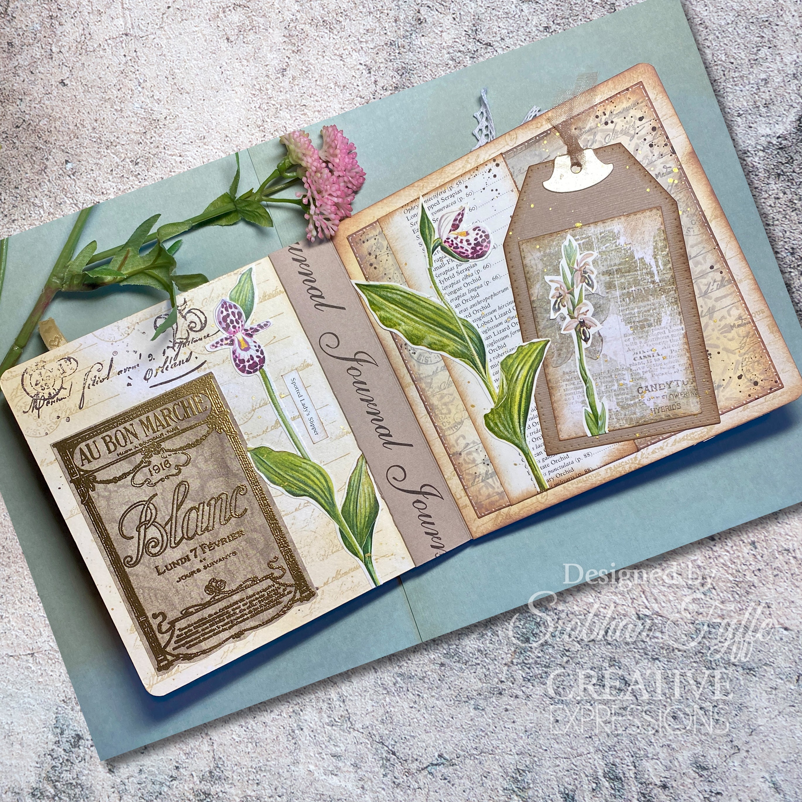 Creative Expressions Taylor Made Journals Mode De La Paris 6 in x 8 in Clear Stamp Set