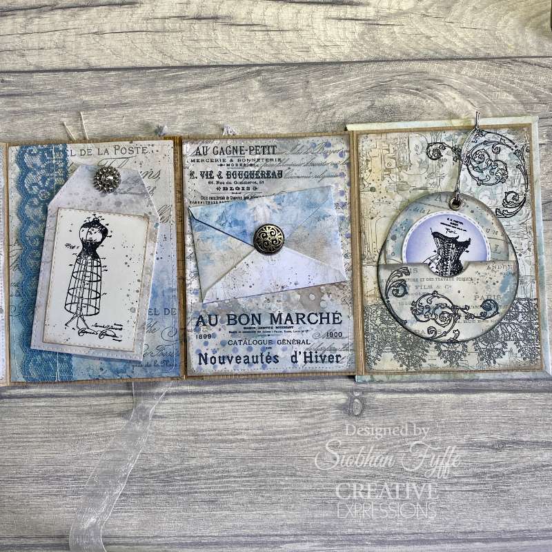 Creative Expressions Taylor Made Journals Hotel de la Poste 6 in x 8 in Clear Stamp Set