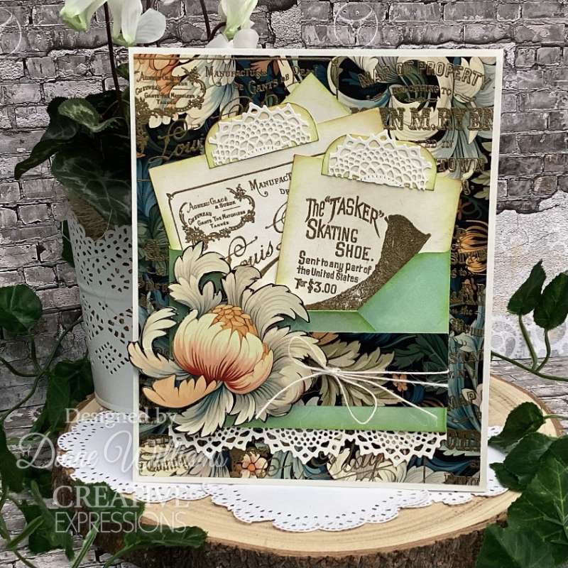 Creative Expressions Taylor Made Journals Ads 1 6 in x 8 in Clear Stamp Set