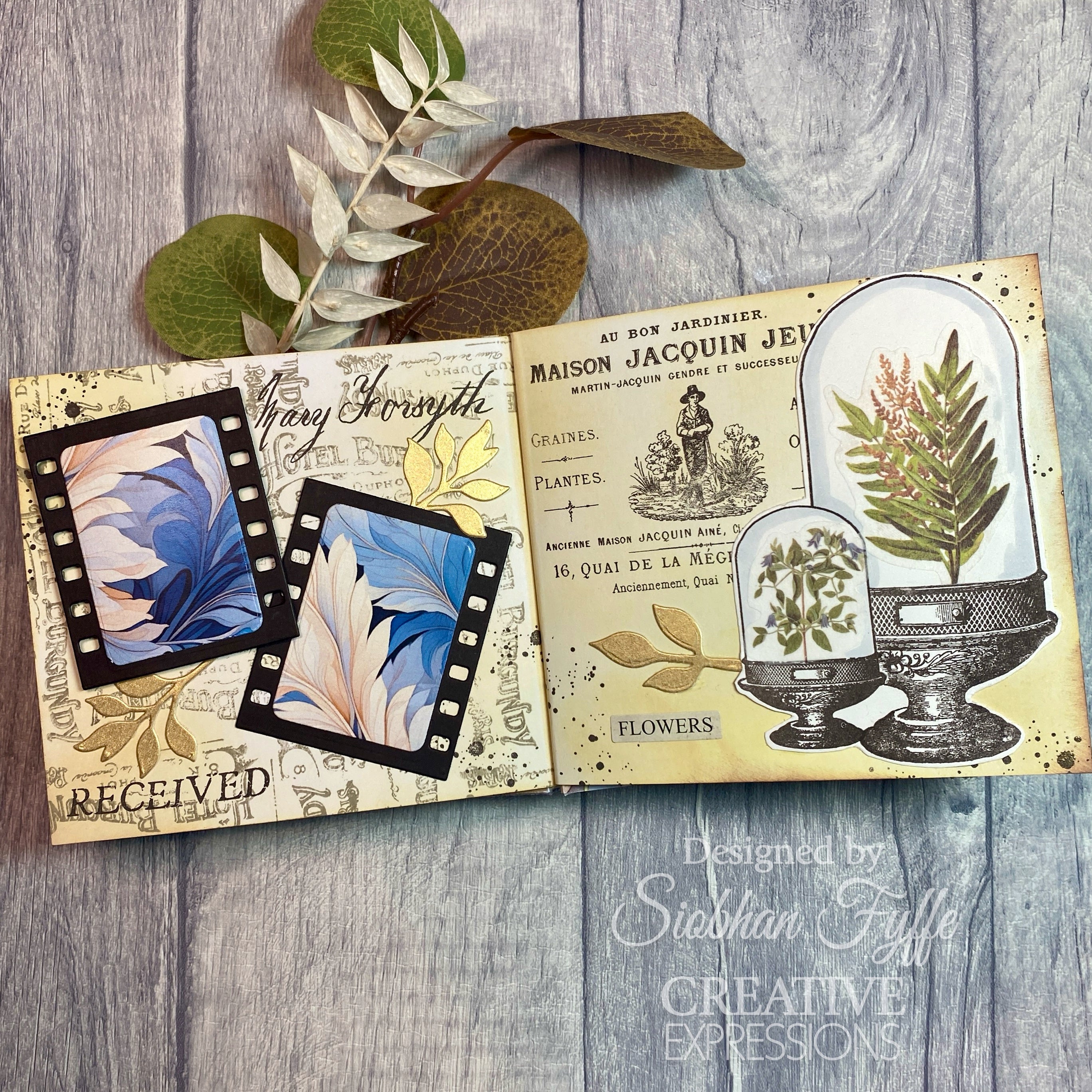 Creative Expressions Taylor Made Journals Containers 6 in x 8 in Clear Stamp Set