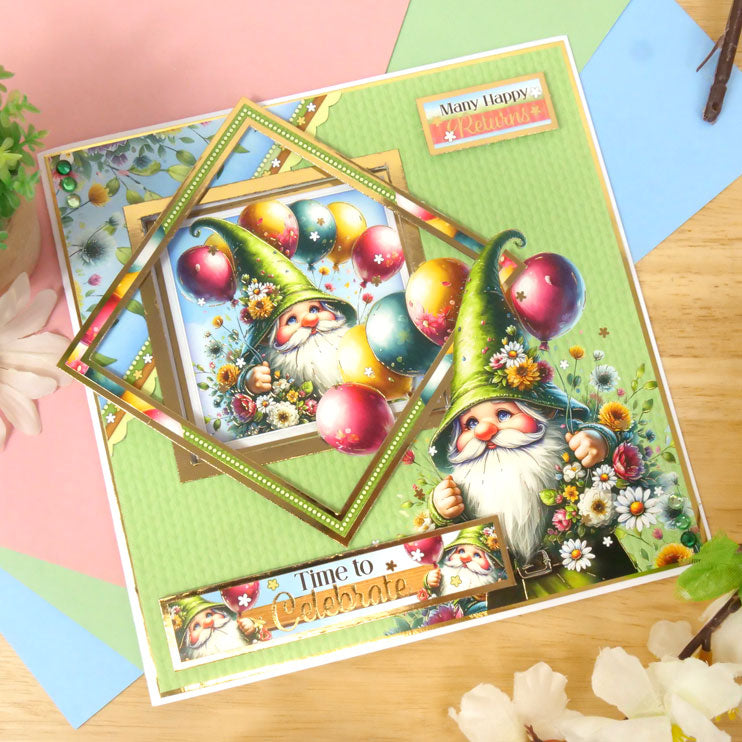 Deluxe Craft Pads - A Bouquet of Gnomes