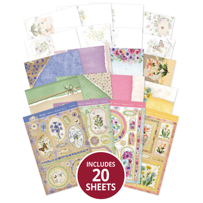 Deluxe Craft Pad - Forever Florals Wildflowers