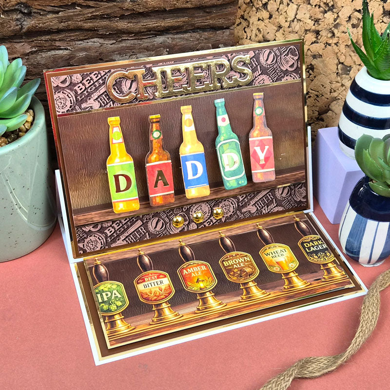 Delightful Die-Cuts Alphabets - Beer Bottles