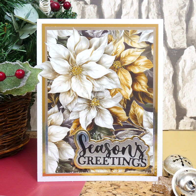 Duo Design Paper Pads - Festive Flowers & Seasonal Sparkle