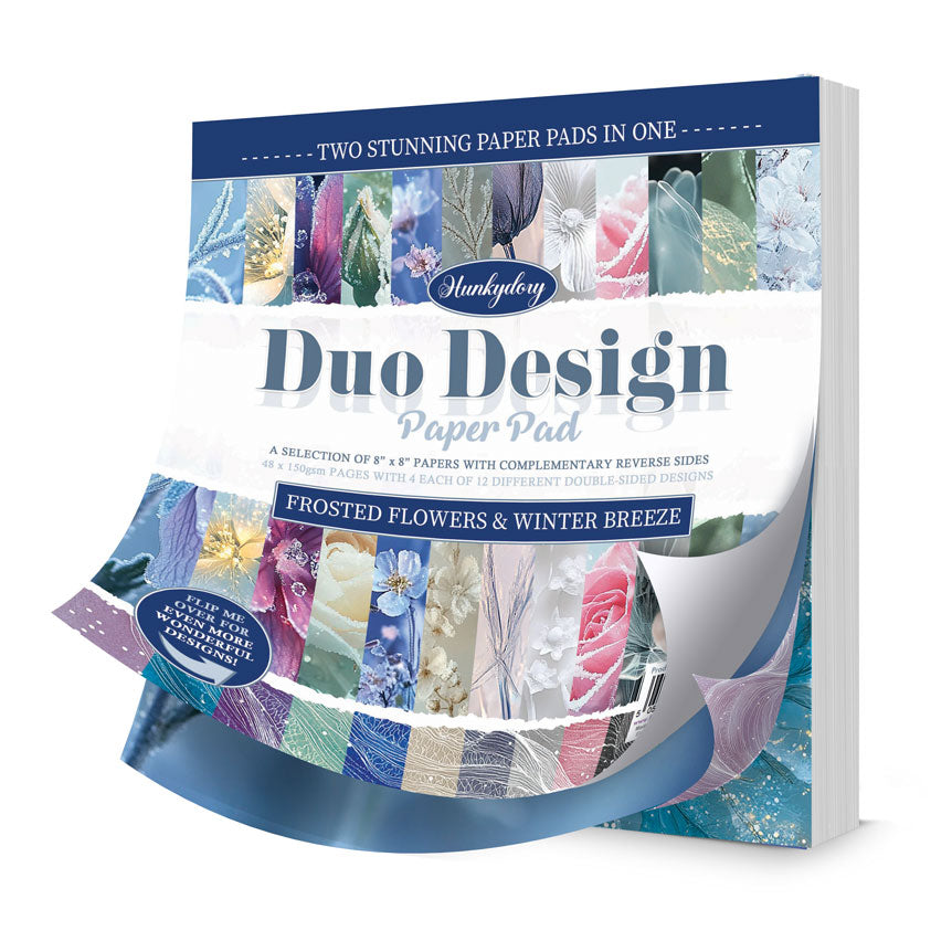 Duo Design Paper Pads - Frosted Flowers & Winter Breeze
