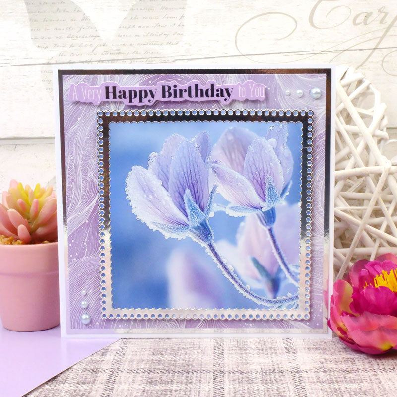 Duo Design Paper Pads - Frosted Flowers & Winter Breeze