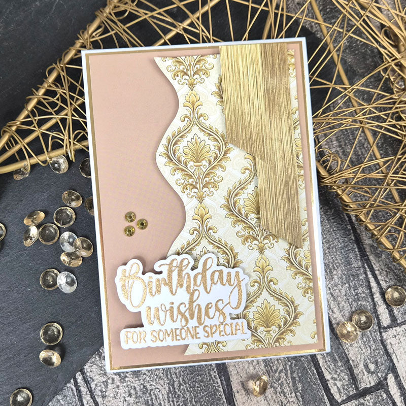 Duo Design Paper Pads - Gilded Elegance & Brushed Gold