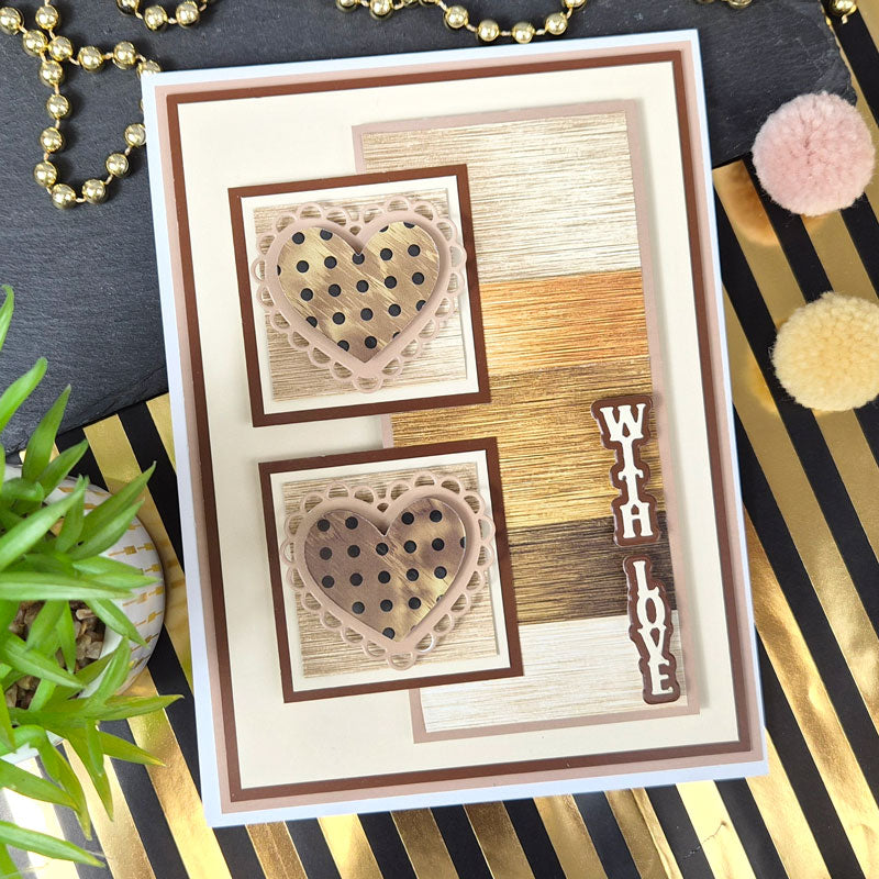 Duo Design Paper Pads - Gilded Elegance & Brushed Gold
