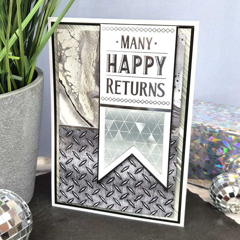 Duo Design Paper Pads - Silver Splendour & Glorious Glitter
