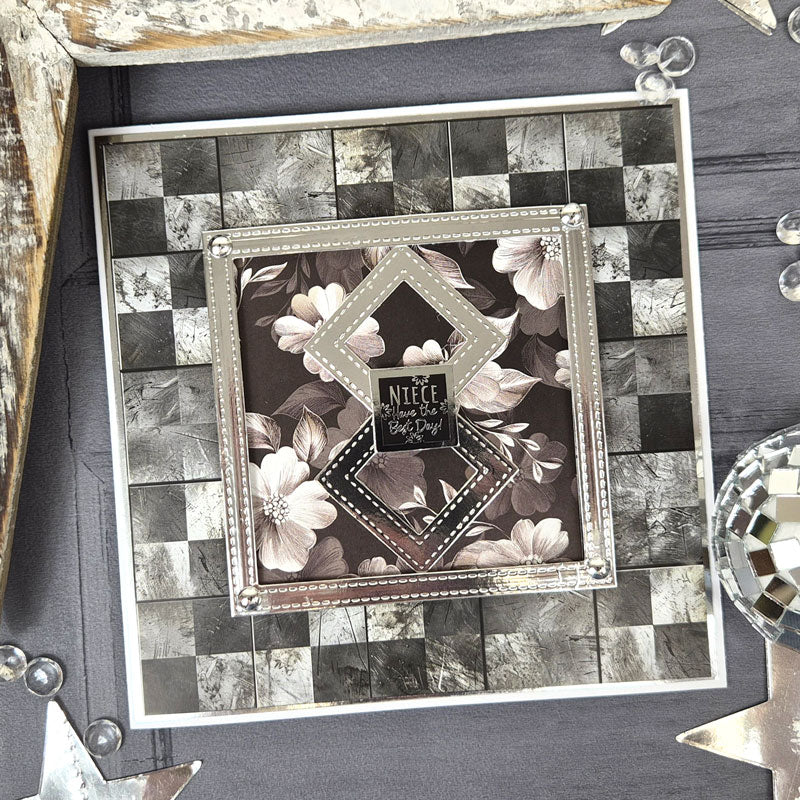Duo Design Paper Pads - Silver Splendour & Glorious Glitter