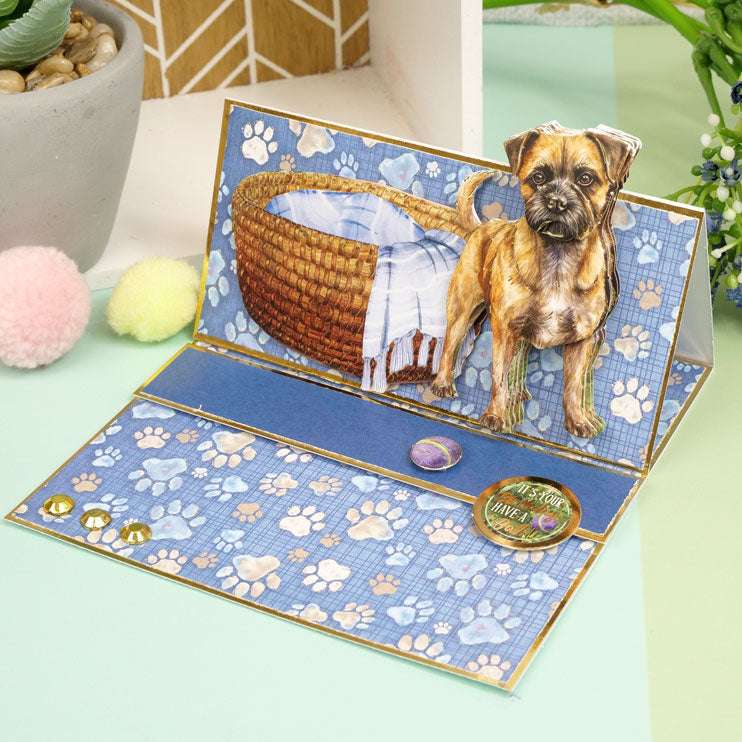 Border Terrier & Dachshund Decoupage Topper Sheet