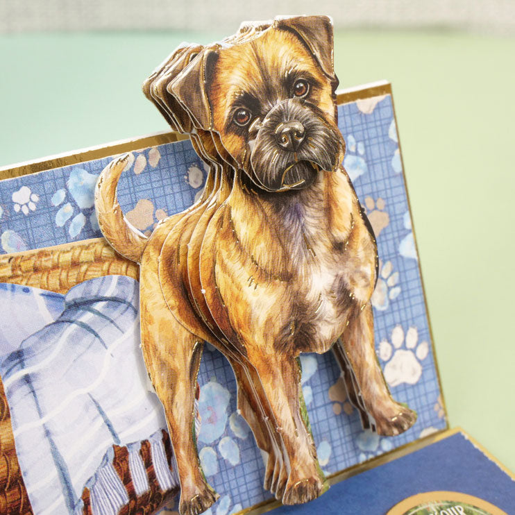 Border Terrier & Dachshund Decoupage Topper Sheet