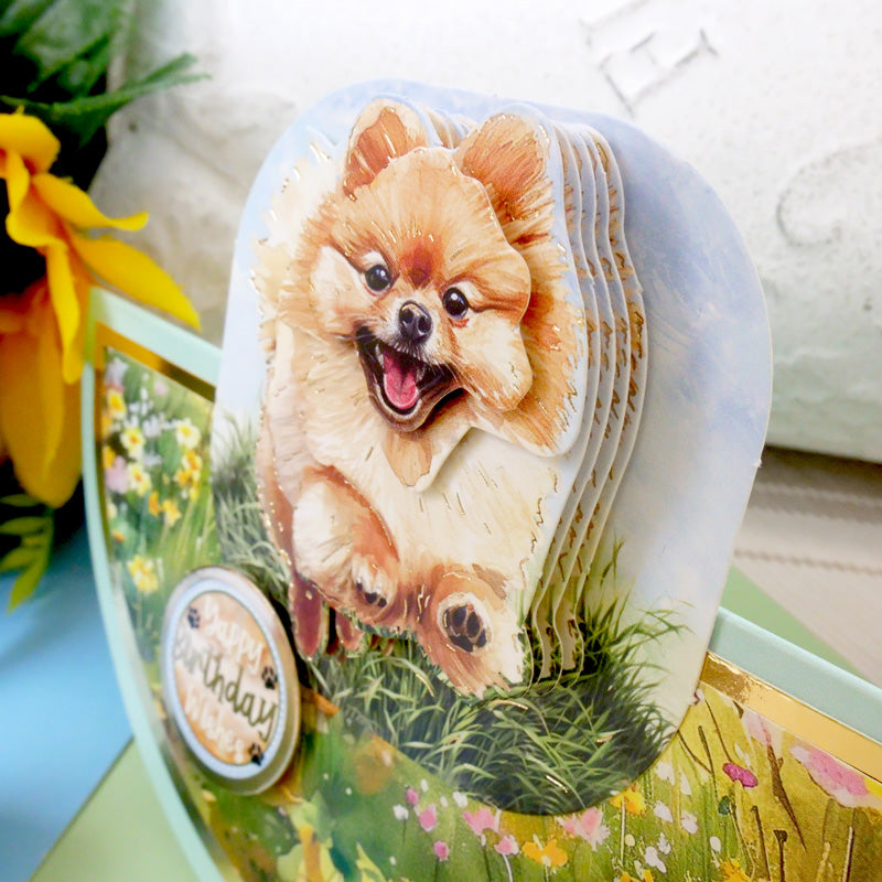 Cavalier King Charles & Pomeranian Decoupage Topper Sheet