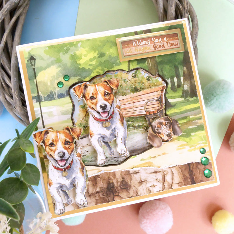 Dog Tales Decoupage Topper Collection