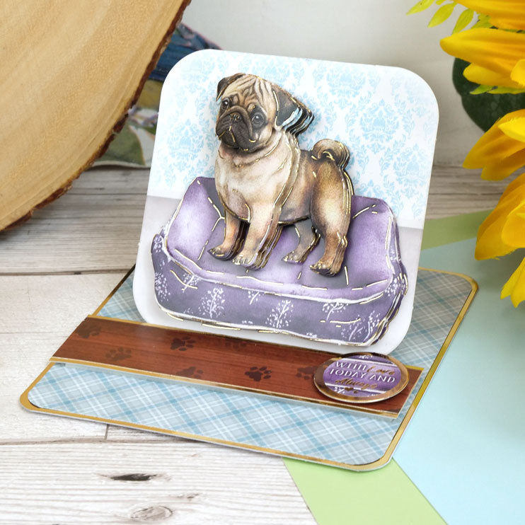 Pug & Chihuahua Decoupage Topper Sheet