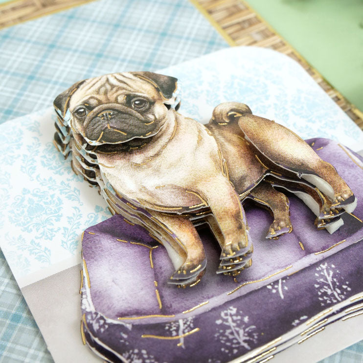 Pug & Chihuahua Decoupage Topper Sheet