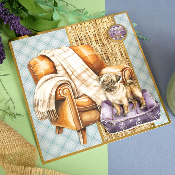 Pug & Chihuahua Decoupage Topper Sheet