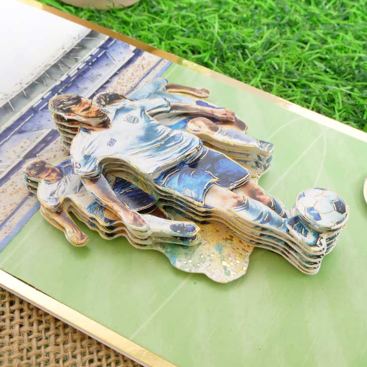 On the Pitch Decoupage Topper Sheet