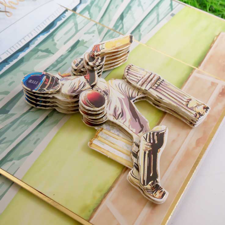 Winning Swings Decoupage Topper Sheet