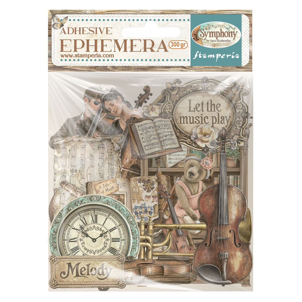Printed Decorative Ephemera For Art And Craft - Symphony