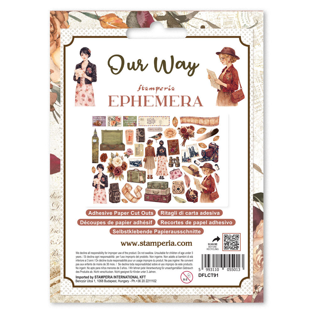 Printed Decorative Ephemera For Art And Craft - Our Way