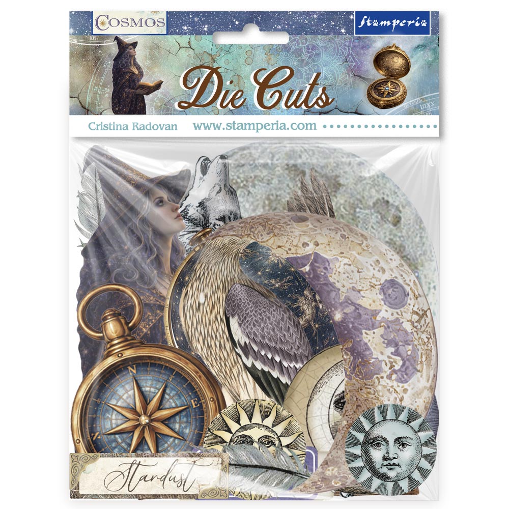 Printed Decorative Die Cuts For Art And Craft - Cosmos