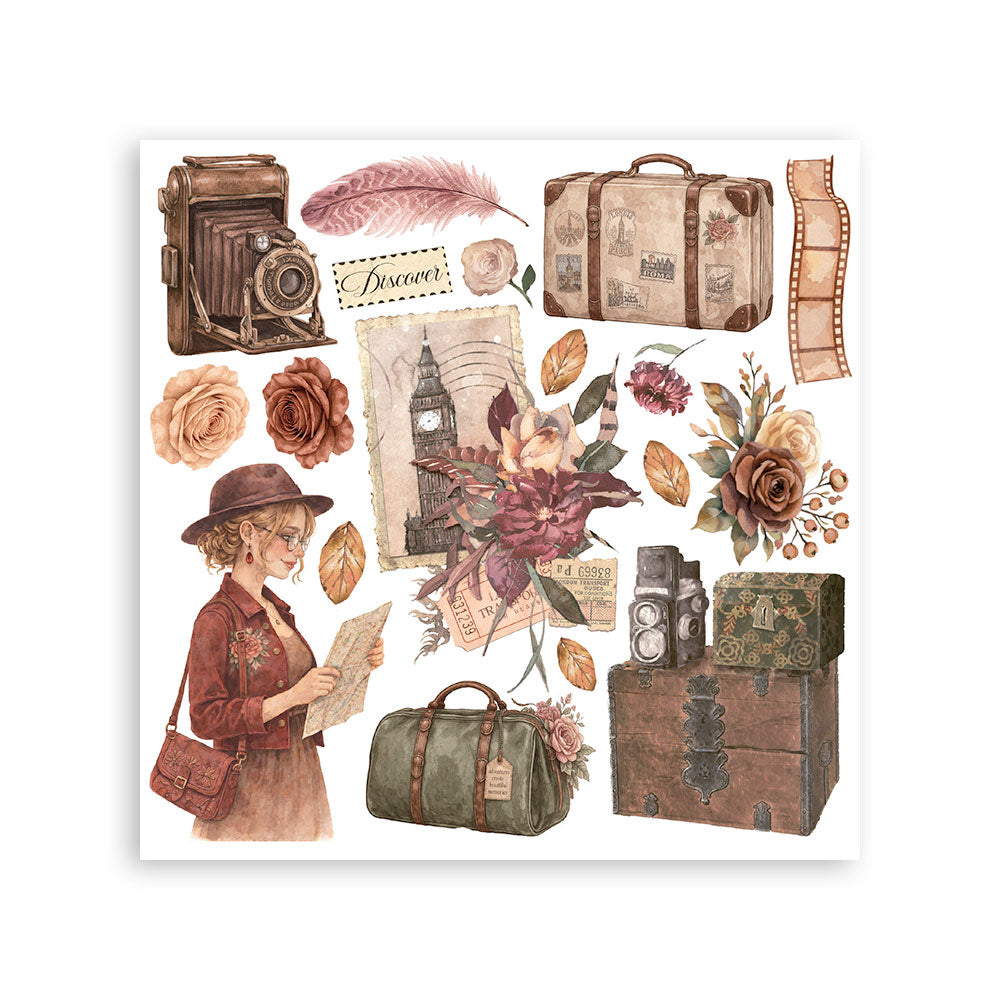 Printed Decorative Rub On Kit For Art And Craft 15.5x15.5cm - Our Way