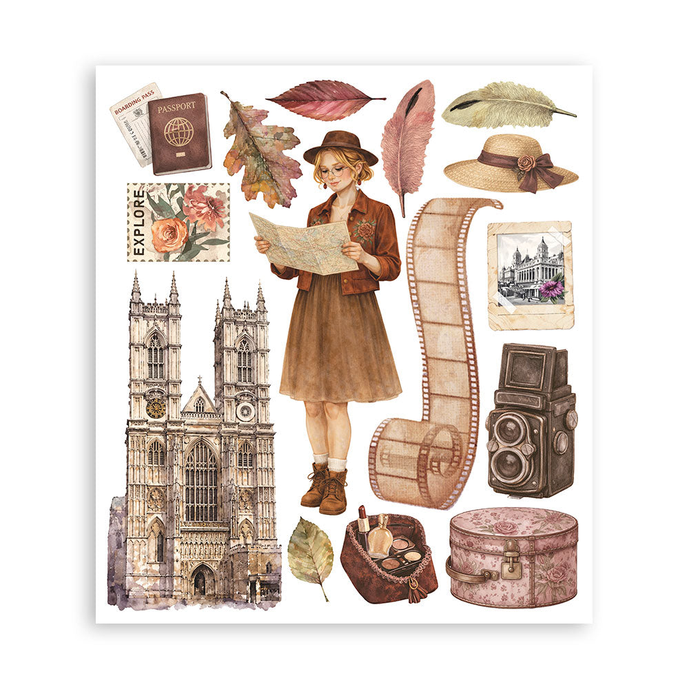 Printed Decorative Rub On Selection For Art And Craft 20.5x23cm - Our Way