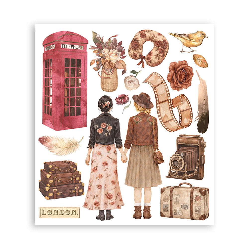 Printed Decorative Rub On Selection For Art And Craft 20.5x23cm - Our Way