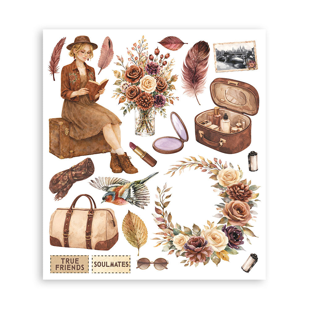 Printed Decorative Rub On Selection For Art And Craft 20.5x23cm - Our Way