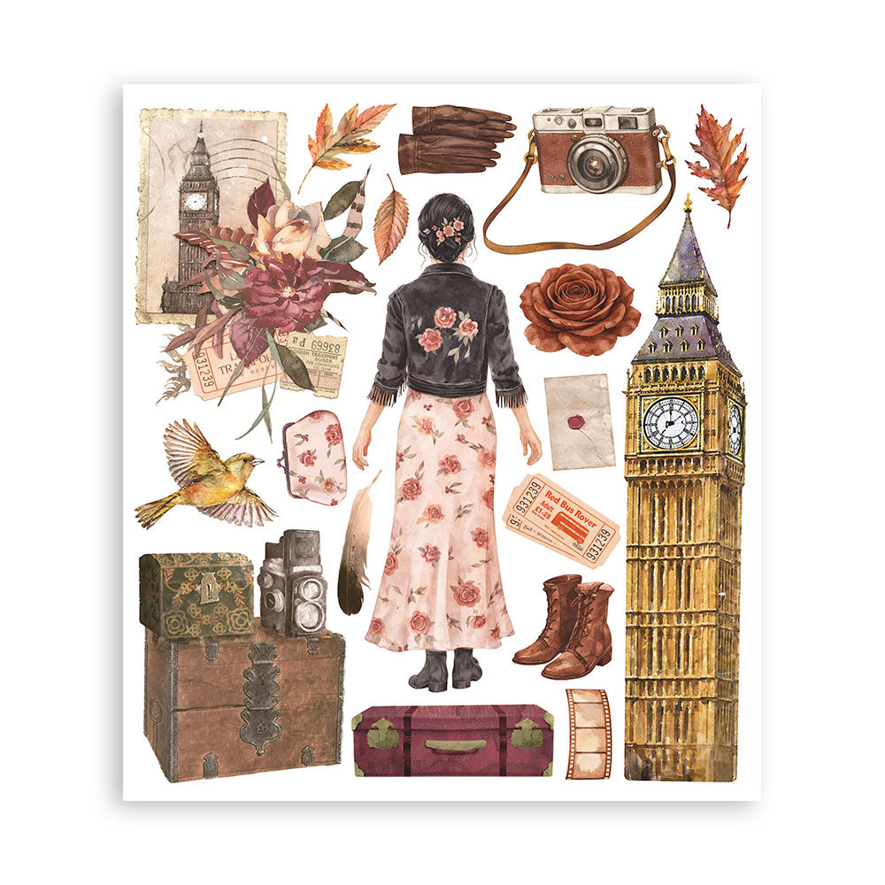 Printed Decorative Rub On Selection For Art And Craft 20.5x23cm - Our Way